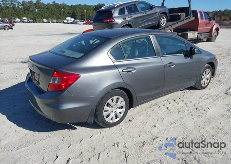 2012 Honda Civic Lx from USA, damaged, VIN 19XFB2F55CE364073